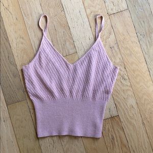 Pale Pink fitted tank